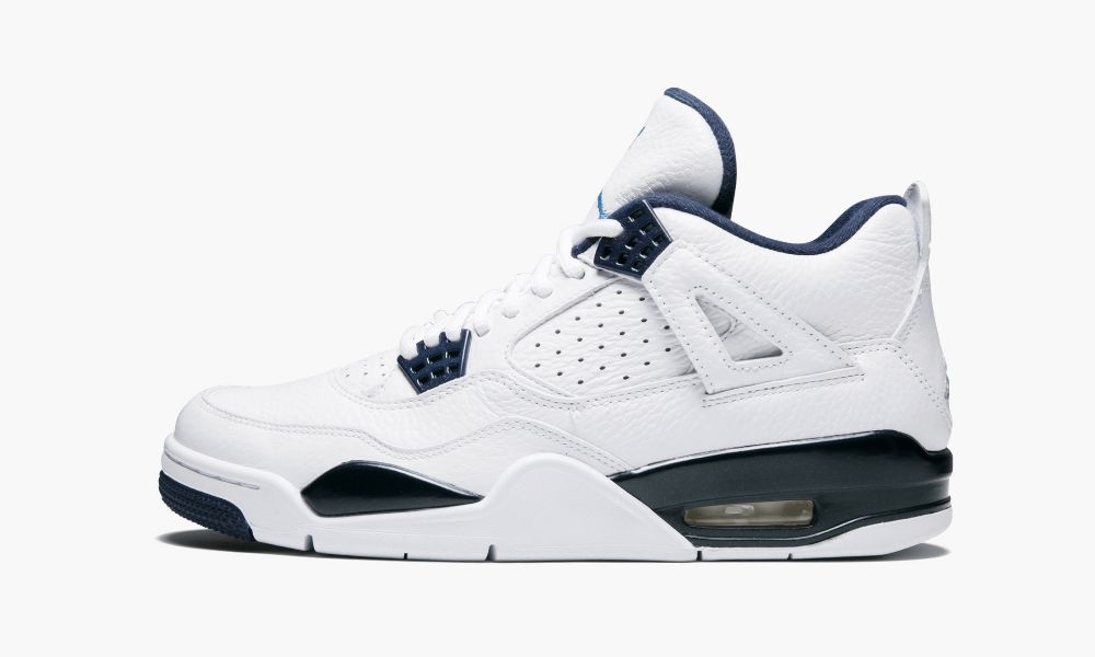 Nike Air Jordan 4 Retro LS "Legend Blue" Muške Cipele Bijele Plave | Hrvatska-6215083