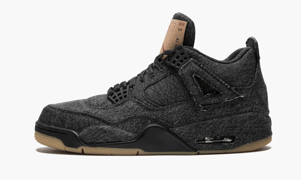 Nike Air Jordan 4 Retro Levis NRG "Black Levis" Muške Cipele Crne | Hrvatska-6271805