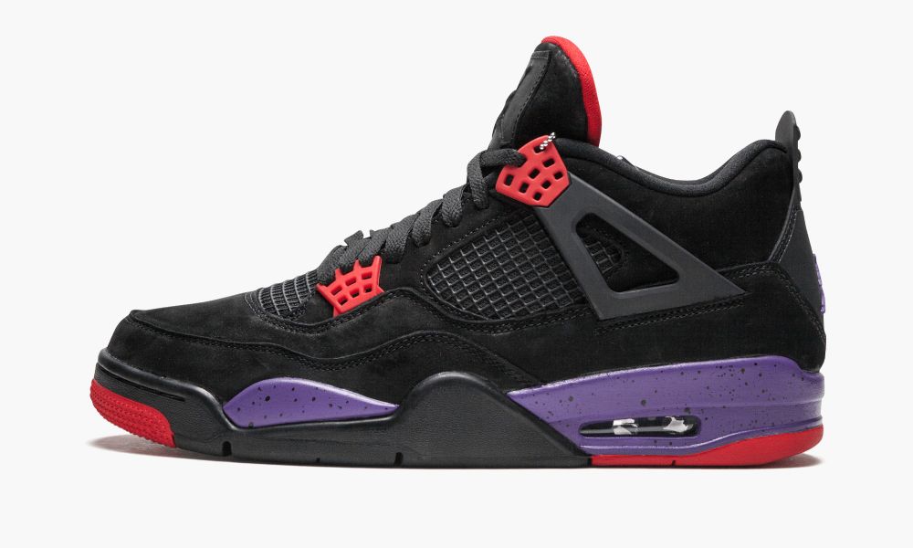 Nike Air Jordan 4 Retro NRG "Raptors" Muške Cipele Crne Crvene Ljubičaste | Hrvatska-2846753