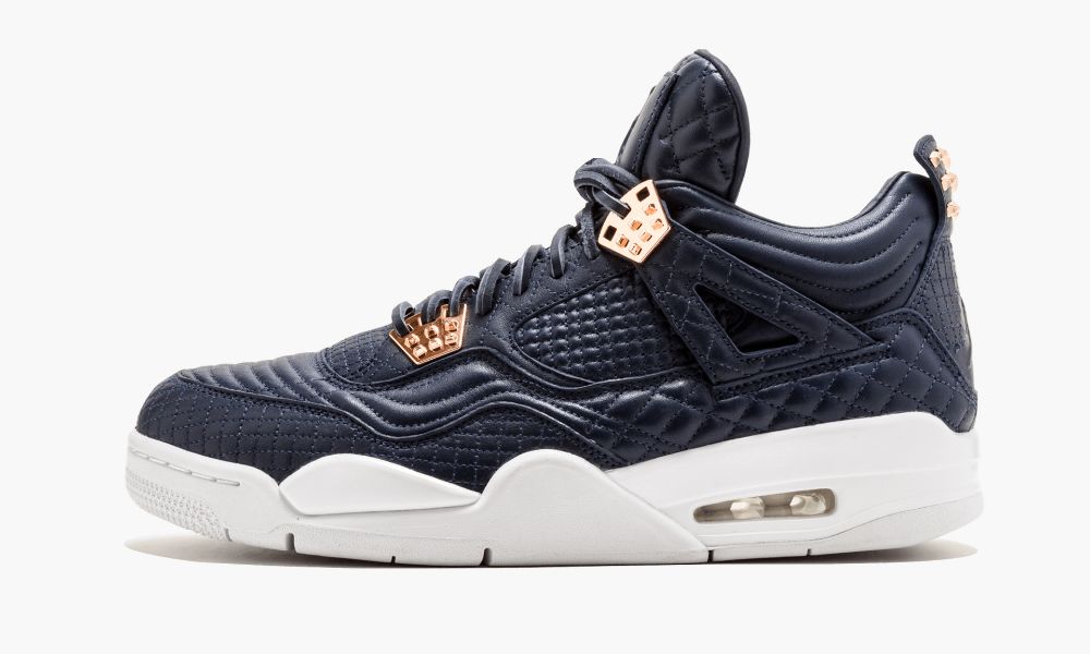 Nike Air Jordan 4 Retro Premium "Obsidian" Muške Cipele Crne Bijele Obsidijanske | Hrvatska-1802536