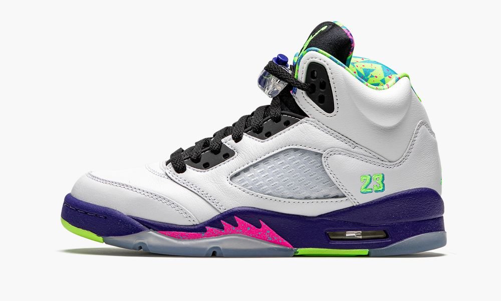 Nike Air Jordan 5 GS "Alternate Bel-Air" Dječje Cipele Crne Bijele Ljubičaste Roze | Hrvatska-6519284