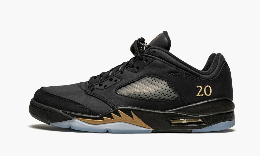 Nike Air Jordan 5 Low "Class of 2021" Muške Cipele Crne Zlatne | Hrvatska-9786104