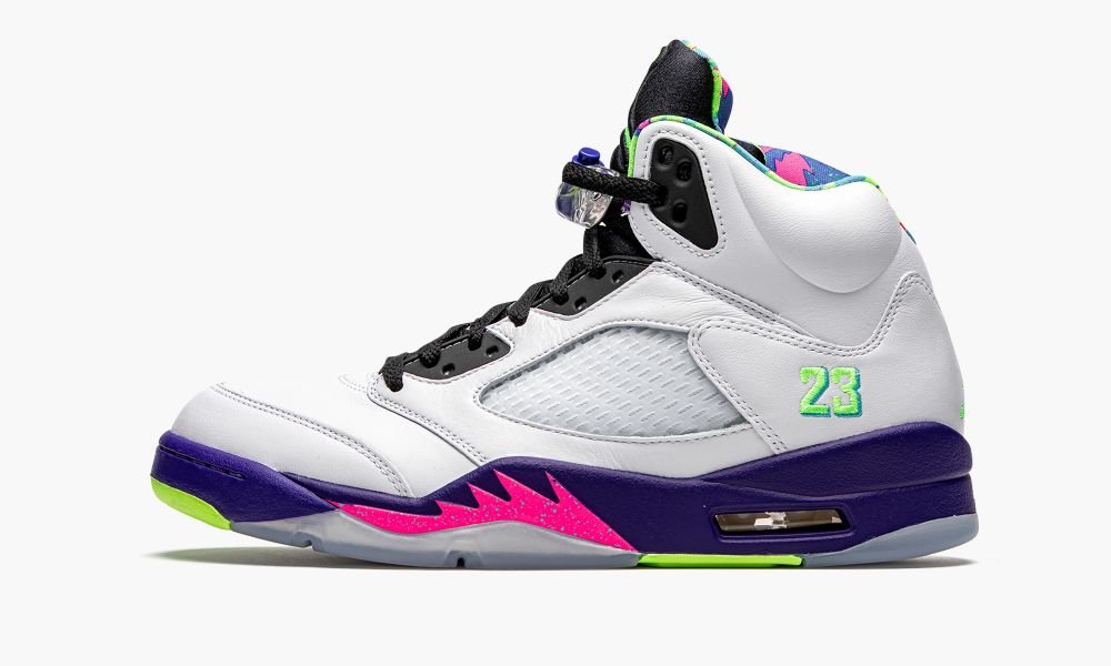 Nike Air Jordan 5 Retro "Alternate Bel-Air" Muške Cipele Crne Bijele Ljubičaste Roze | Hrvatska-1902764