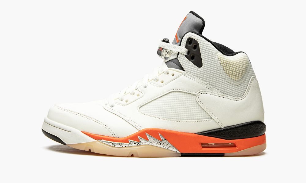 Nike Air Jordan 5 Retro "Shattered Backboard" Muške Cipele Bijele Narančaste | Hrvatska-8693405