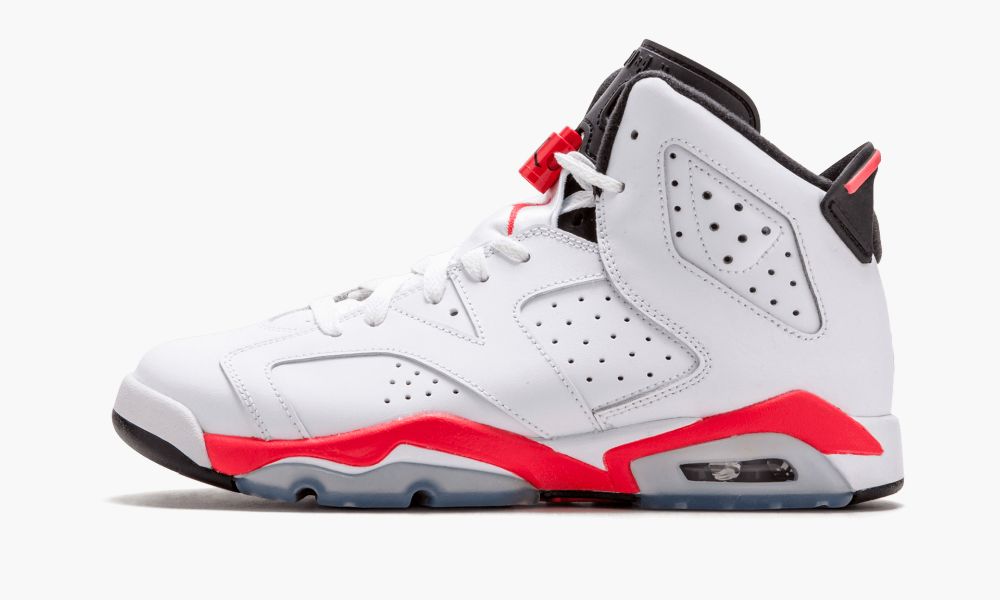 Nike Air Jordan 6 Retro BG "Infrared" Dječje Cipele Crne Crvene Bijele | Hrvatska-4253719