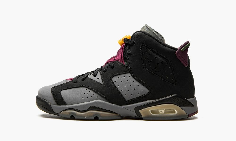 Nike Air Jordan 6 Retro GS "Bordeaux" Dječje Cipele Crne Tamno Sive | Hrvatska-2031546