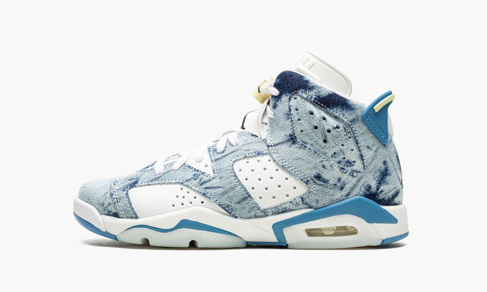 Nike Air Jordan 6 Retro GS "Washed Denim" Dječje Cipele Bijele Crne Plave | Hrvatska-2836719