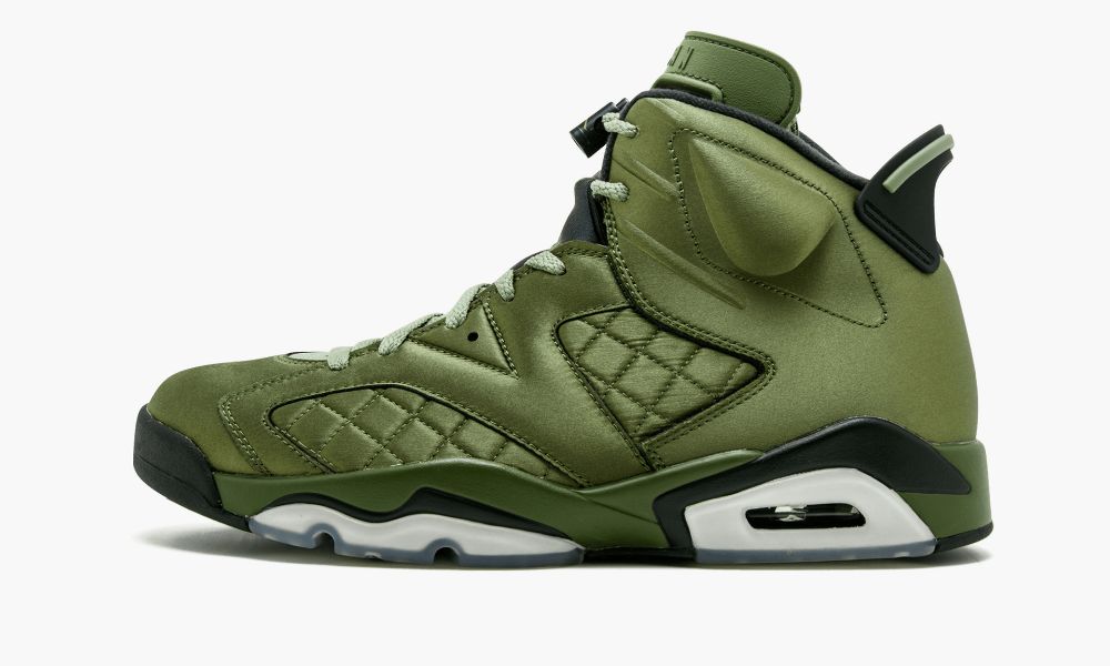 Nike Air Jordan 6 Retro Pinnacle "Promo Flight Jacket" Muške Cipele Crne Zelene | Hrvatska-9407215