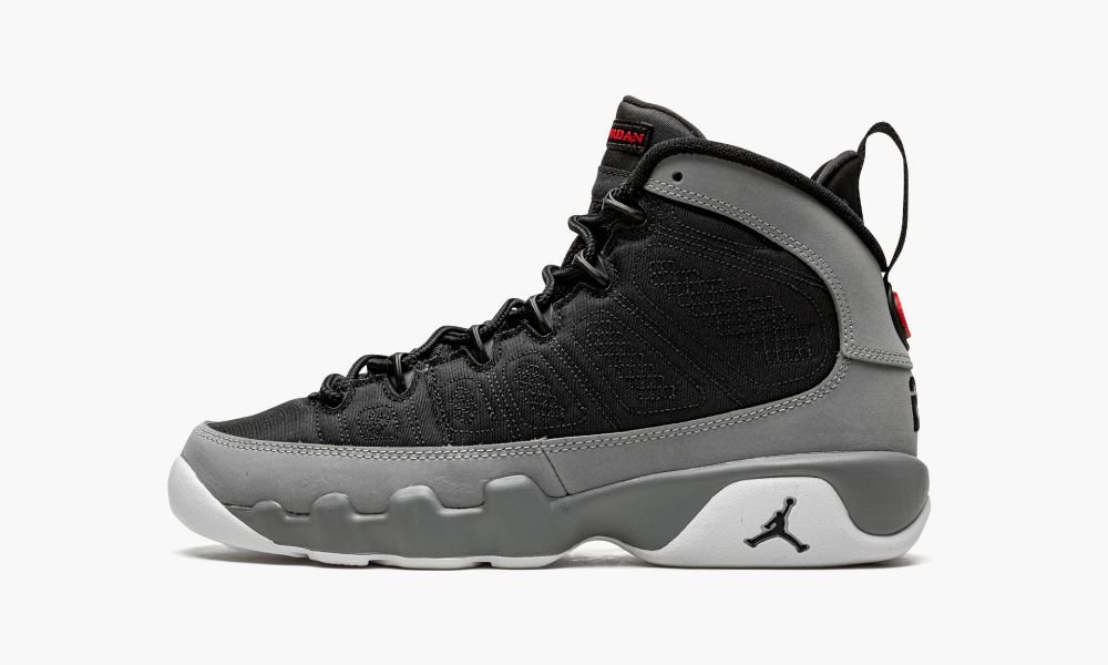 Nike Air Jordan 9 Retro GS "Particle Grey" Dječje Cipele Crne Crvene | Hrvatska-7561942