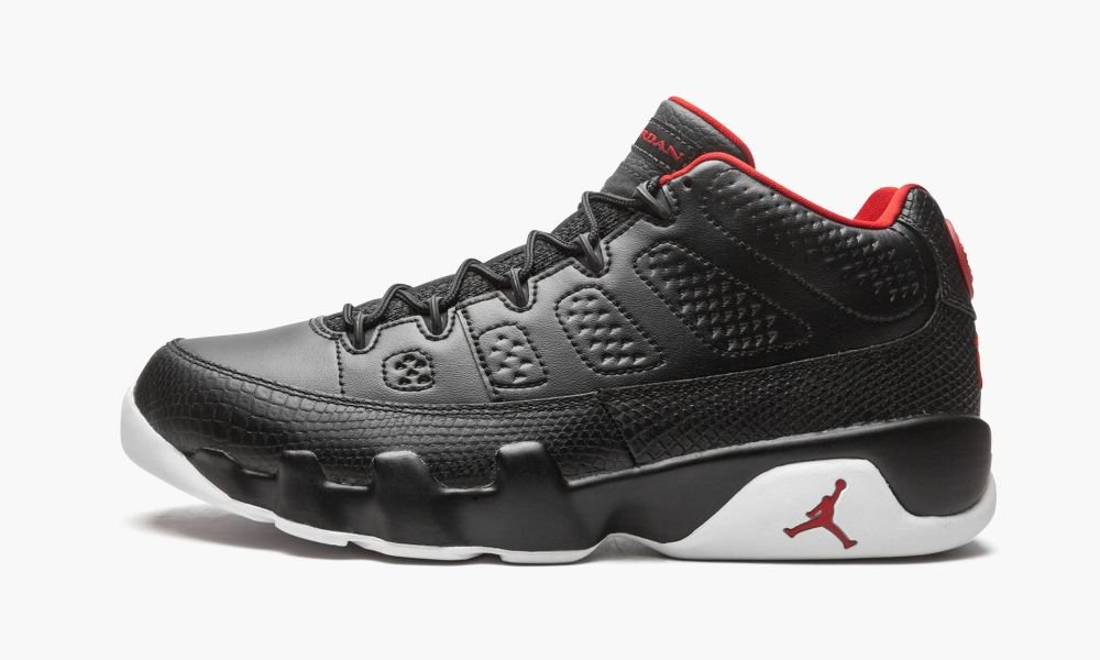 Nike Air Jordan 9 Retro Low Muške Cipele Crne Crvene Bijele | Hrvatska-7029813