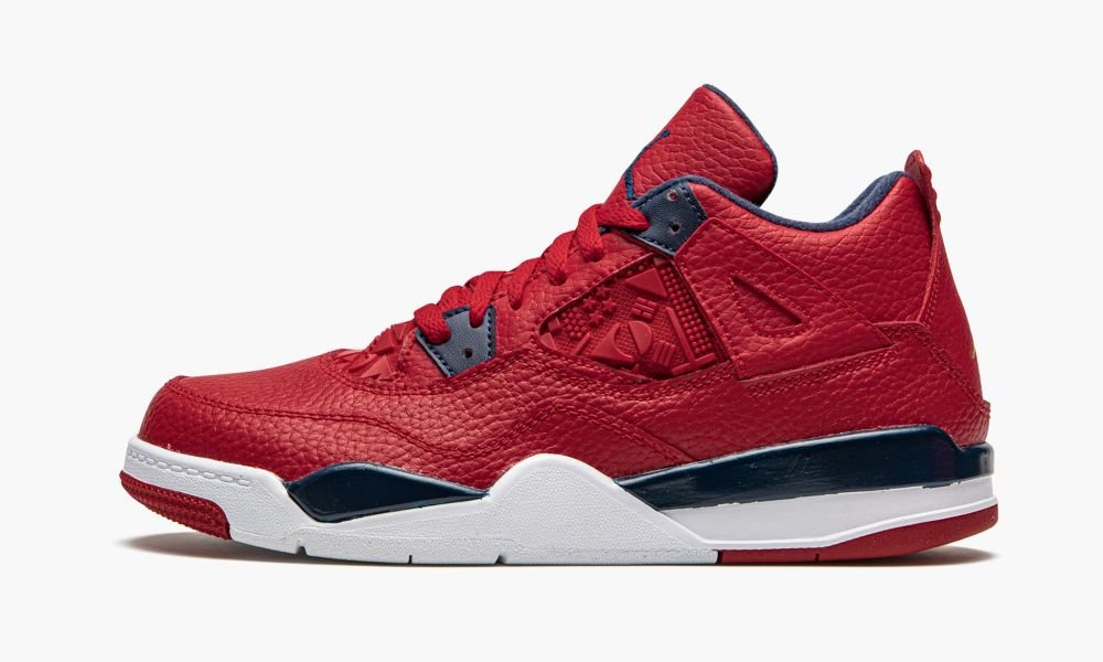 Nike Air Jordan Retro 4 PS "Fiba 2019" Dječje Cipele Crvene Bijele Zlatne | Hrvatska-4802931