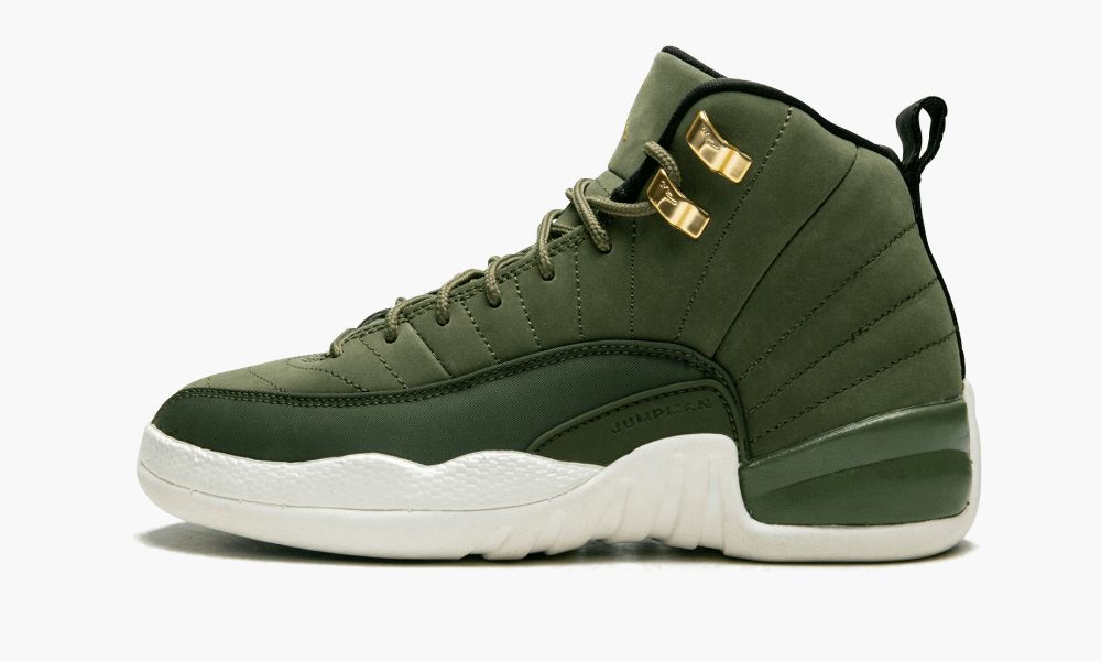 Nike Air Jordan 12 Retro GS Dječje Cipele Zelene Zlatne Maslinasto Zelene | Hrvatska-6594378