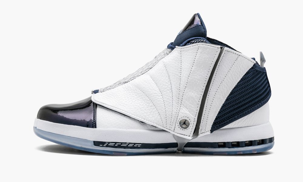 Nike Air Jordan 16 Retro Muške Cipele Crne Bijele Tamnoplave | Hrvatska-4805963